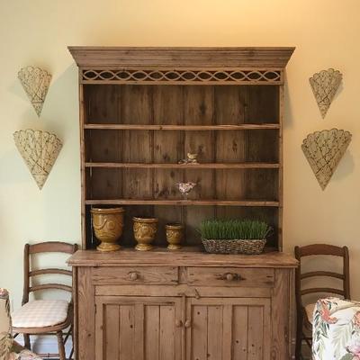 Pine Welsh Stepback cabinet