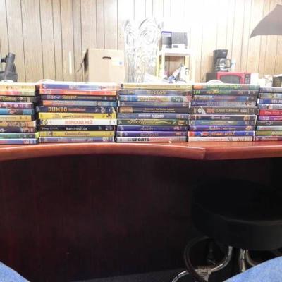 Lot of 50 Childrens DVDS