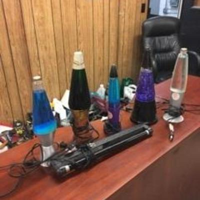 Huge Lot of Lava Lamps and More