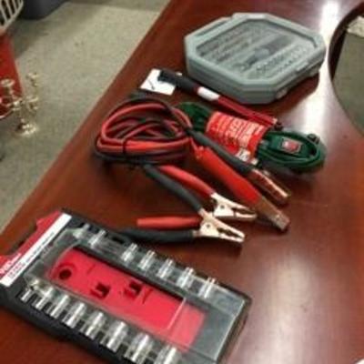 Tool Kit, Jumper Cables, Bolt Cutters and More