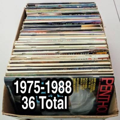 Penthouse Magazine lot 36 Total 1975-1988