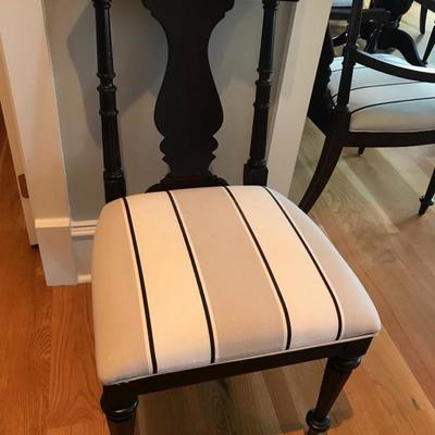 Stanley 2 pineapple pedestal and glass dining table $450
79 X 46 X 30"
Stanley side chair $85 each 6 available
Stanley arm chair...