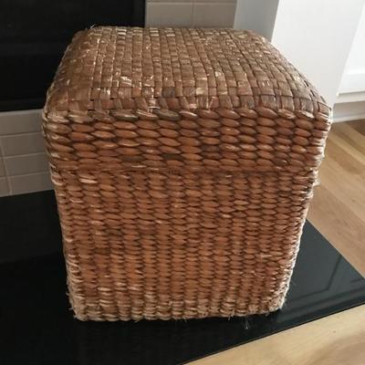 Rattan storage box/stool $20