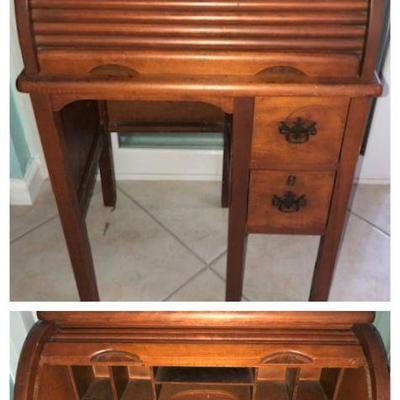 Small antique roll top