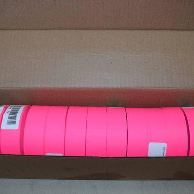 12 Rolls Presco Flag Tape Fluorescent Pink