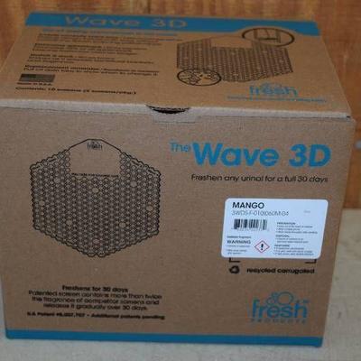 10 Wave 3D Urinal Screens