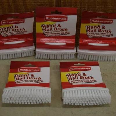 5 Rubbermaid Hand and Nail Brushes