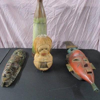 African Mask and Décor Lot