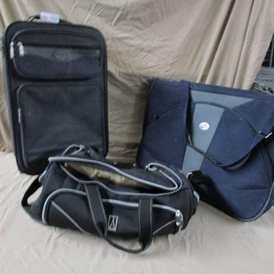 Suitcase, Tote Bag and Travel Case