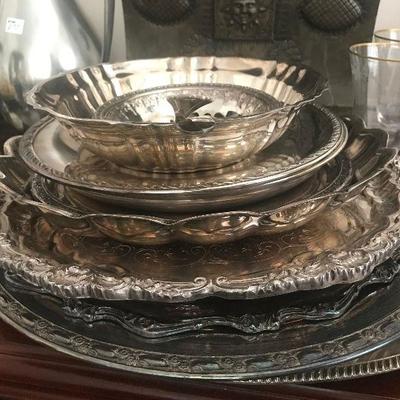 Silver Plate Serving Pieces 