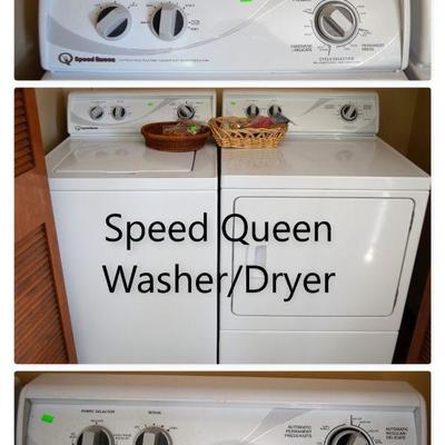 Speed Queen washer and dryer