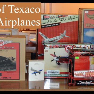 Wings of Texaco diecast metal model airplanes