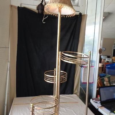 Plant Stand LampVintage