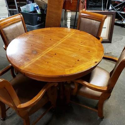 Absolutely Beautiful Round Dining Room Table with ...