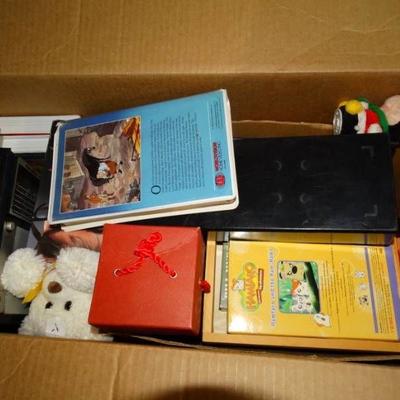 Box of miscellaneous items.