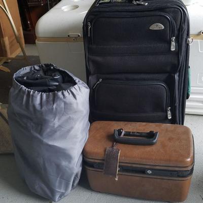 Samsonite Luggage and Air Mattress
