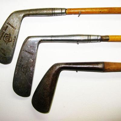 Dubow and Mac Gregor wood shaft putters