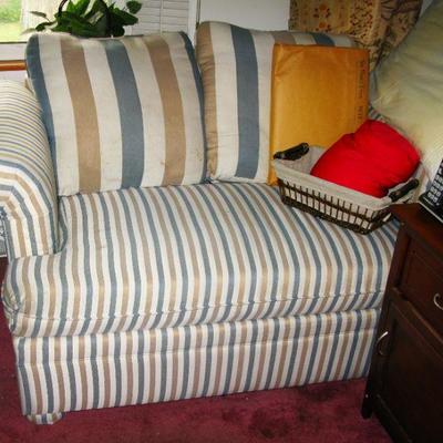 nice love seat size fold out couch   BUY IT NOW $ 55.00
