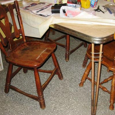 set of 4 old kitchen chairs   BUY IT NOW  $ 20.00 EACH