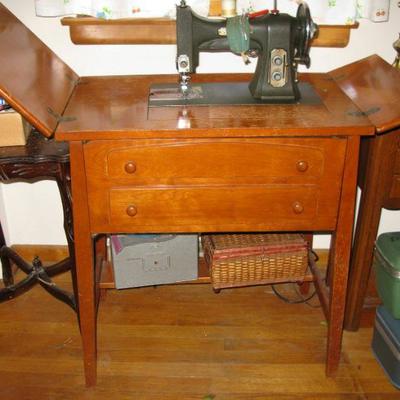 White Rotary in cabinet sewing machine   BUY IT NOW  $  75.00
