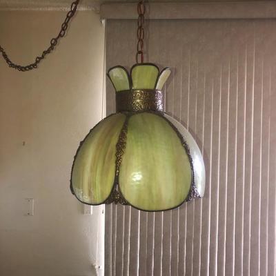 Tiffany hanging lamp $45