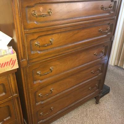 Vintage tall dresser $55