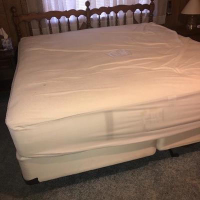 King very clean mattress, box and frame $75