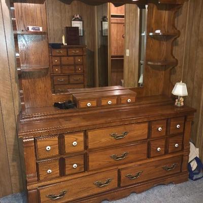Dresser and mirror $95