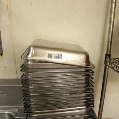 Lot of Steam Table Pans