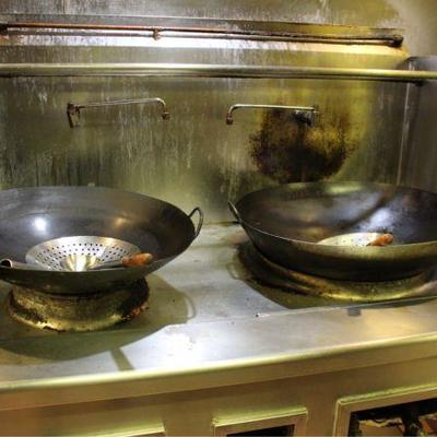 Commercial Double Wok Gas Stove