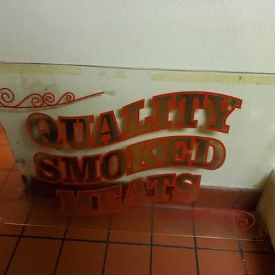 Quality Smoked Meats Sign