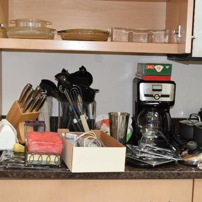 Utensils, Knives, Coffee Maker, Kitchen Items