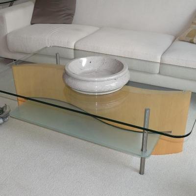 Coffee Table, Marble Bowl