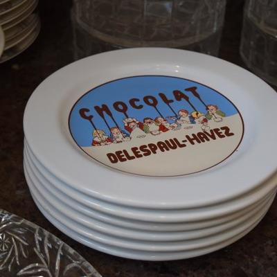 Chocolat Delespaul-Havez Dessert Plates