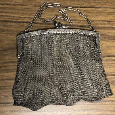 LAC046 Mesh German Silver Purse $95 https://www.ebay.com/itm/113816163000