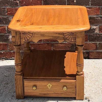 BR0113 Blond End Table # 1 Local Pickup https://www.ebay.com/itm/113816127310