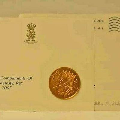REX 2007 DOUBLOON ON CARD COMPLIMENTS OF KING W ENVLP ST4092 https://www.ebay.com/itm/123833596682