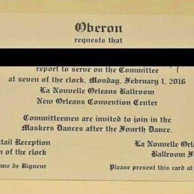 Elves of Oberon 2016 Committee Card Mardi gras Krewe favor ST4014 https://www.ebay.com/itm/113815951171