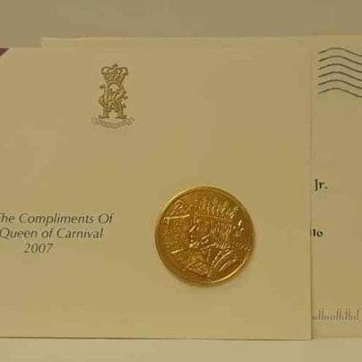 REX 2007 DOUBLOON ON CARD COMPLIMENTS OF QUEEN W ENVLP ST4089 https://www.ebay.com/itm/123833596679