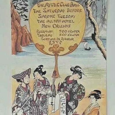 The Mystic Club Ball 2004 Invitation Mardi gras Krewe favor ST4051 https://www.ebay.com/itm/113815951167