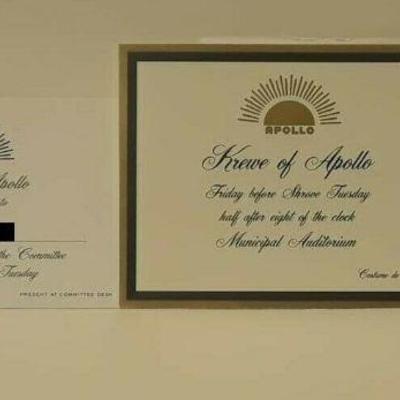 Apollo 2005 Committee Admit/Ball Admit/Coker Room Admit/Invite Mardi Gras ST4099 https://www.ebay.com/itm/113815951156