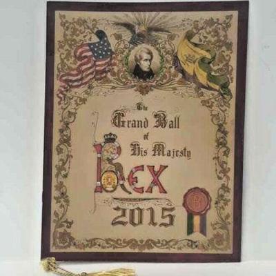 Rex 2015 Ball Program Mardi Gras Krewe Favor ST4096 https://www.ebay.com/itm/123833619548