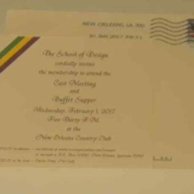 Rex 2017 Cast Meeting Invitation with Envelope Mardi Gras Krewe Favor ST4087 https://www.ebay.com/itm/123833619577