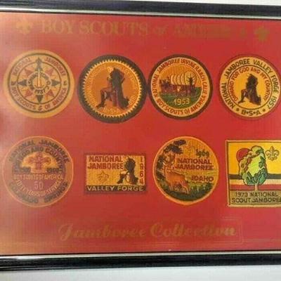 Boy Scouts of America Jamboree Collection Patches (8 Patches) in a Frame STA0034 https://www.ebay.com/itm/113815819952