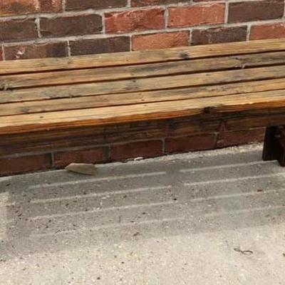 JN008: Out Door Wood Bench $65 Local Pickup  https://www.ebay.com/itm/123827995078