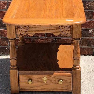 BR0116 Blond End Table # 2 $35 https://www.ebay.com/itm/113816153168