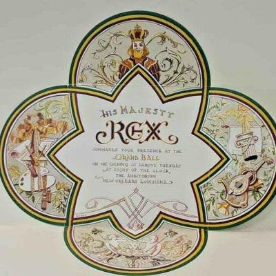 Rex 2005 Ball Invitation with Envelope Mardi Gras Krewe Favor ST4078 https://www.ebay.com/itm/113815951153