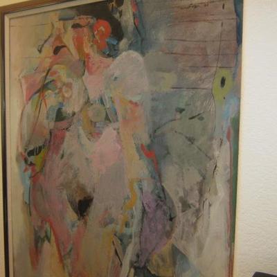 SIGNED SAFRIN OIL 1961