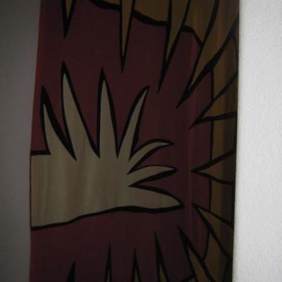 HUGE FELT TAPESTRY ONLY 13 MADE AND ITS HANGING IN MOMA IN N.Y. CAN'T REMEMBER ARTIST