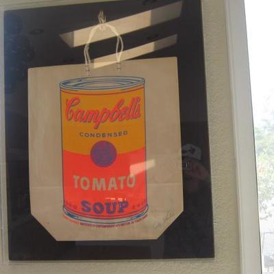 SIGNED ANDY WARHOL